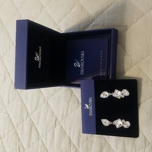 Swarovski Crystal Earrings - New In Box
